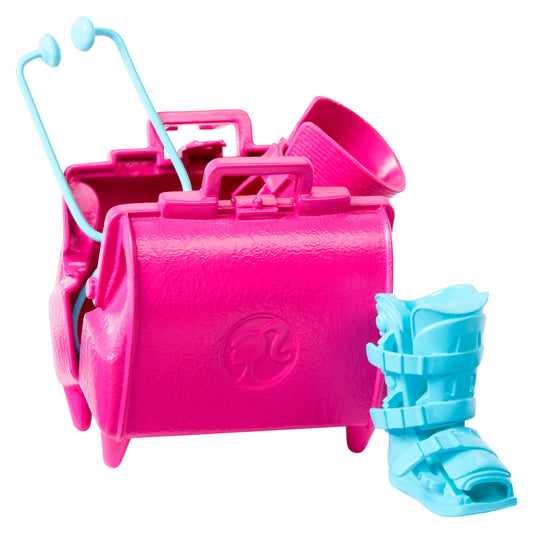 Barbie World Coffret Médical, 10Accessoires Pour Poupée