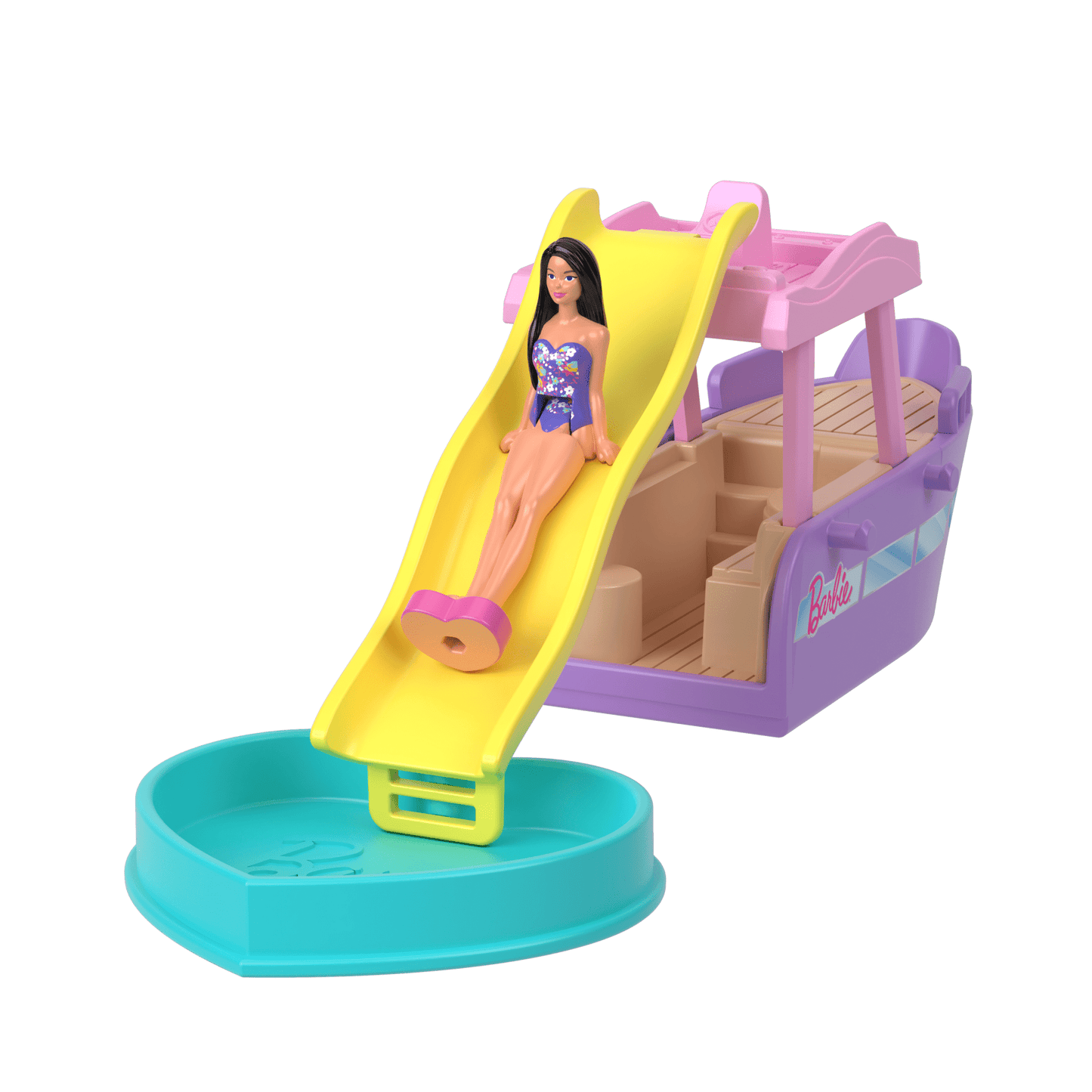 Barbie Mini BarbieLand Vehículo para Muñecas Yate de los Sueños