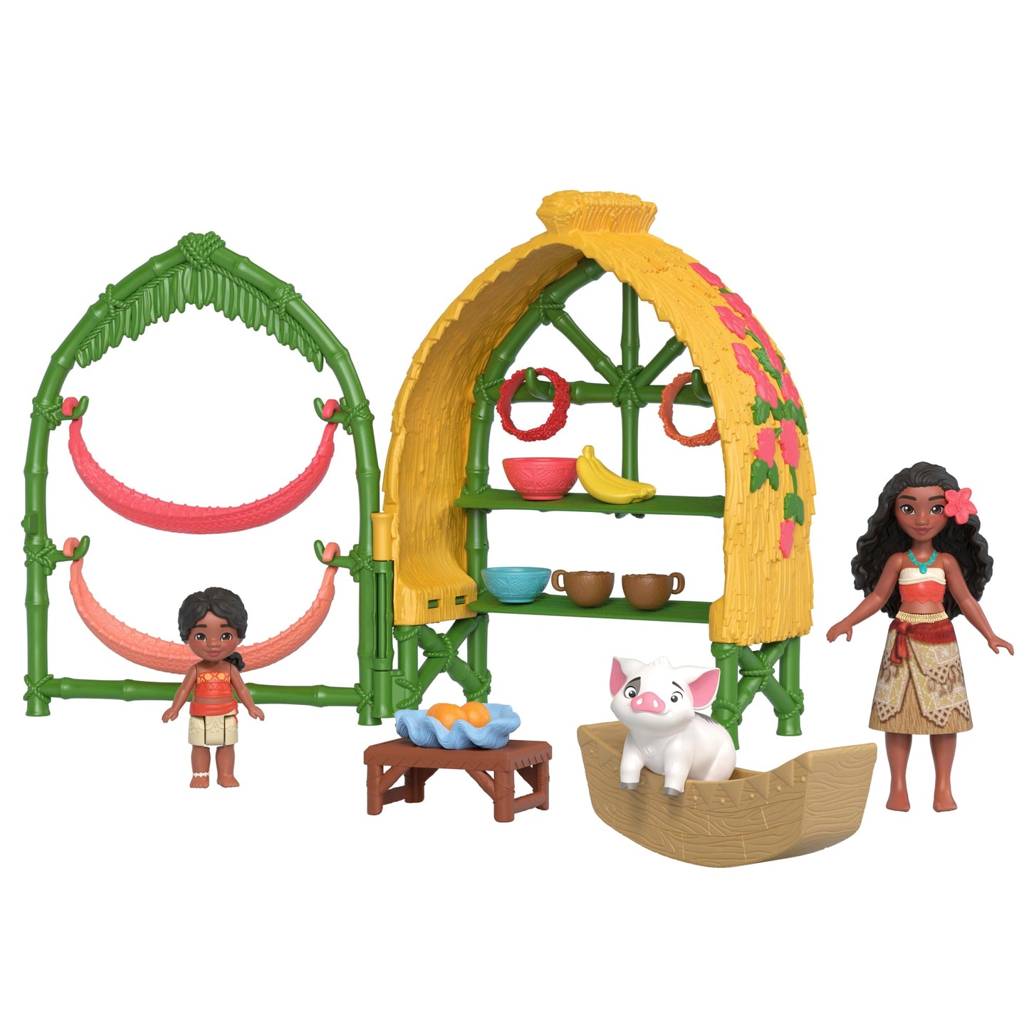 Disney Moana 2 Coffret de Jeu Maison de Village de Moana et Simea